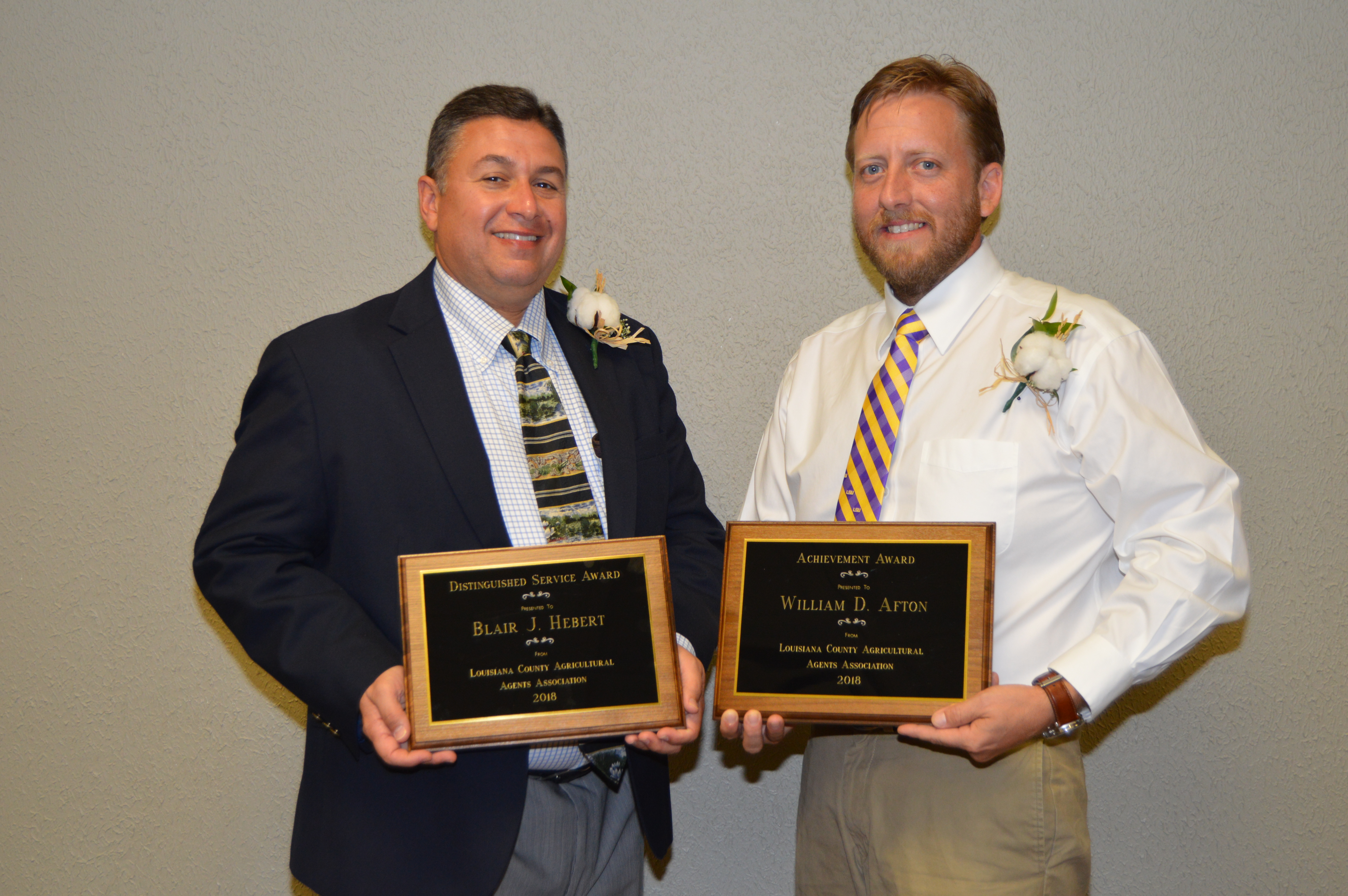 LSU AgCenter agents recognized for service